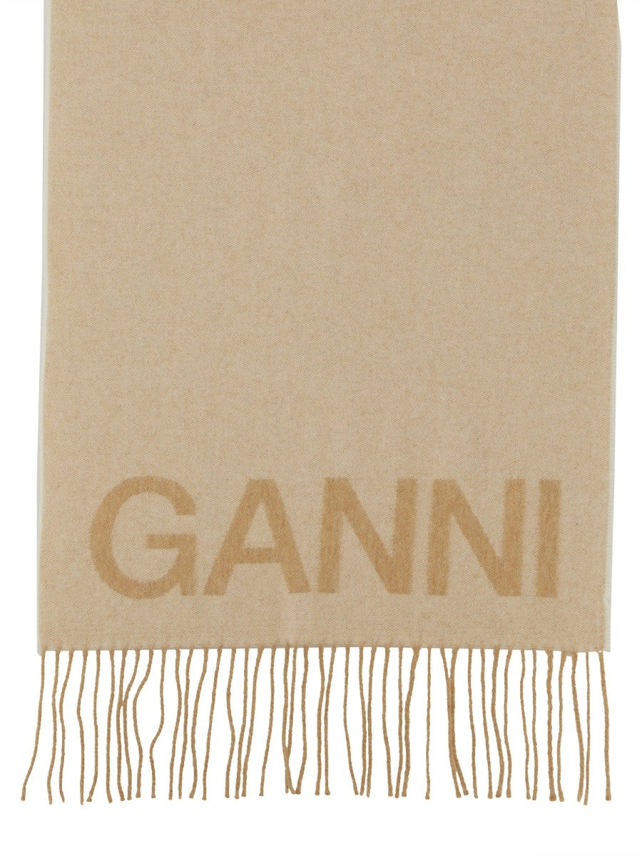 GANNI - Woman - White - Scarf