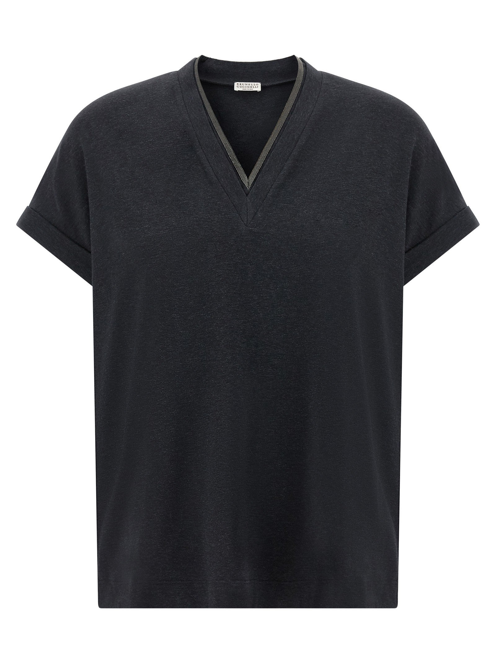 Brunello Cucinelli - nan - Grey - T-shirt