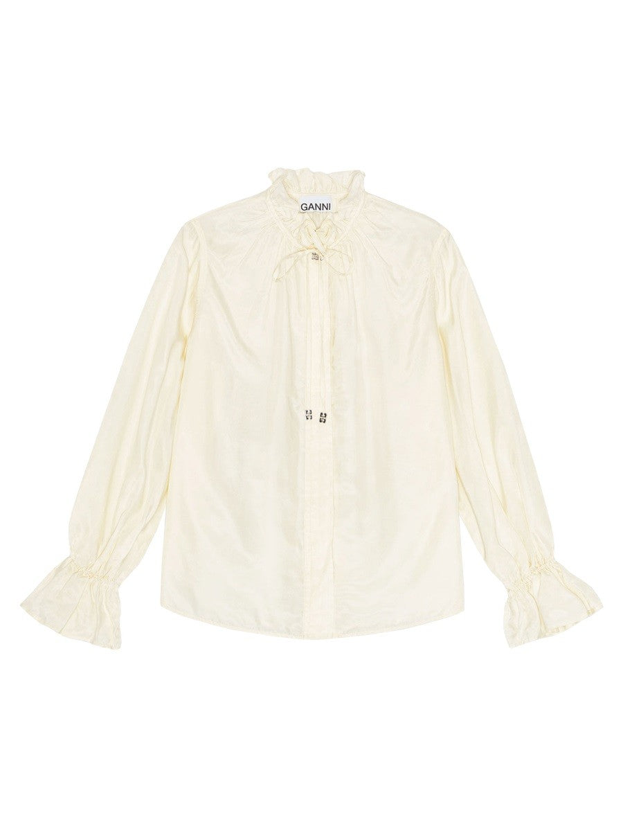 GANNI - Woman - Beige - Shirt