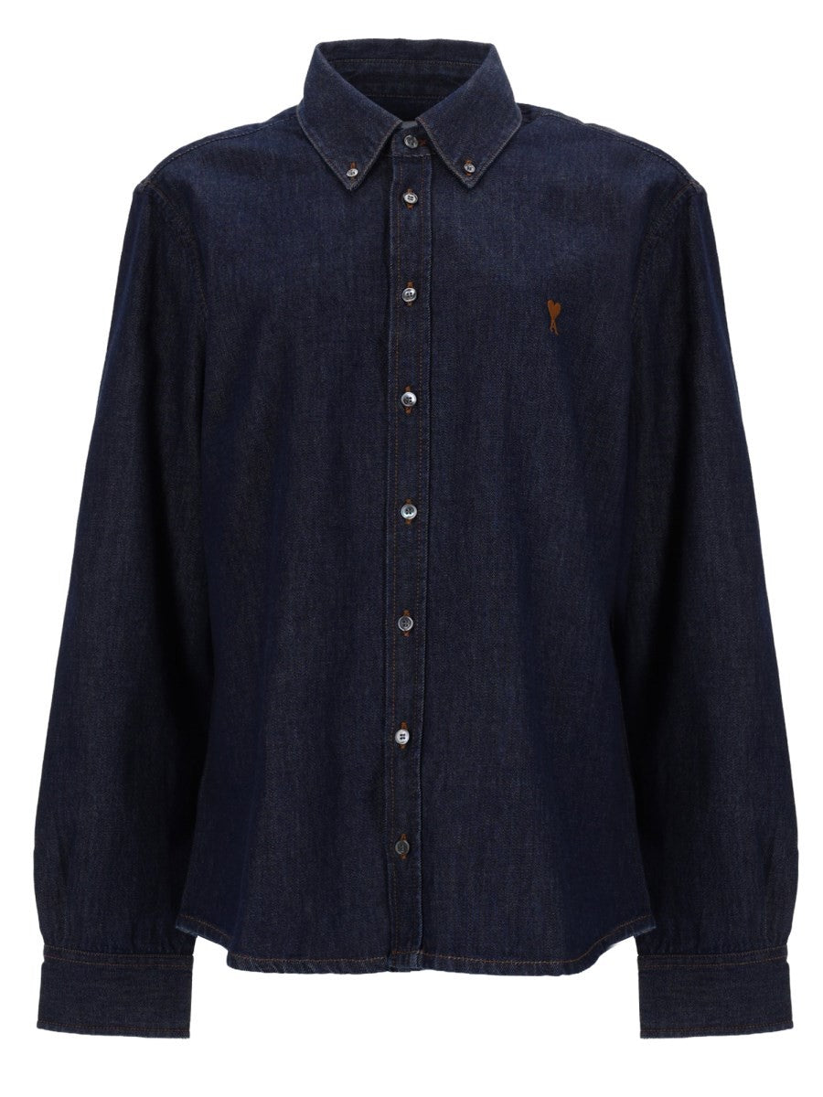 AMI PARIS - Unisex - Blue - Shirt