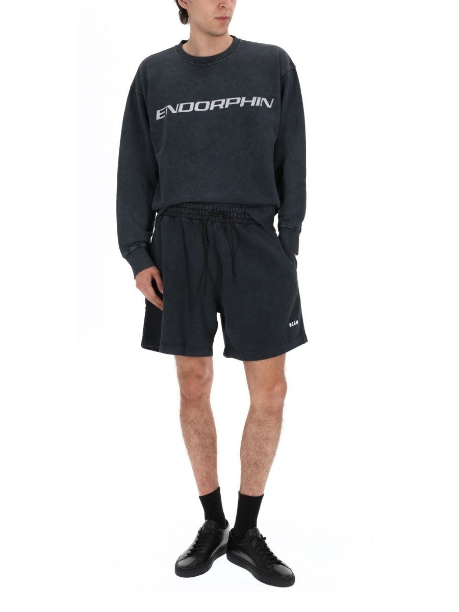 msgm - Férfi - Fekete - Rövidnadrág