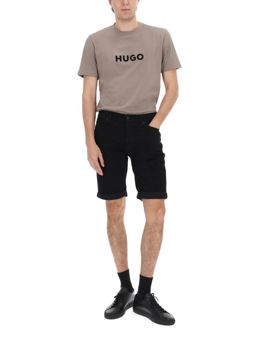 Hugo - Férfi - Fekete - Rövidnadrág