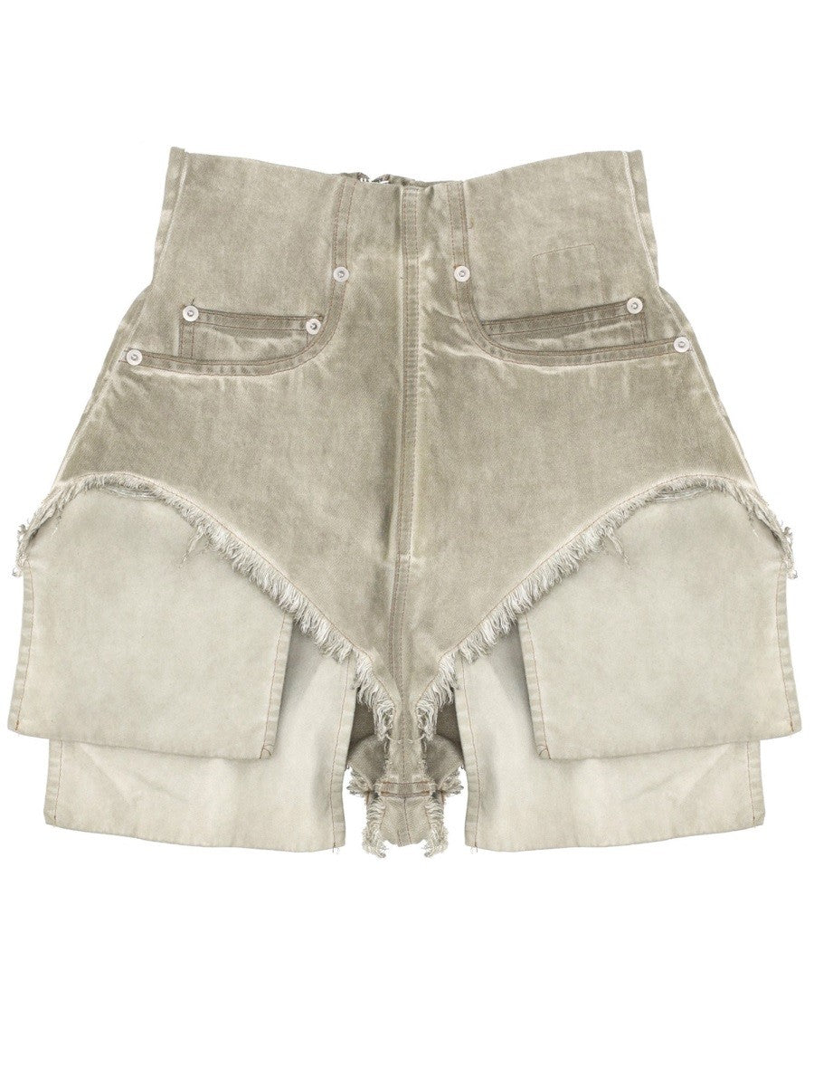 RICK OWENS DRKSHDW - Woman - Beige - Shorts
