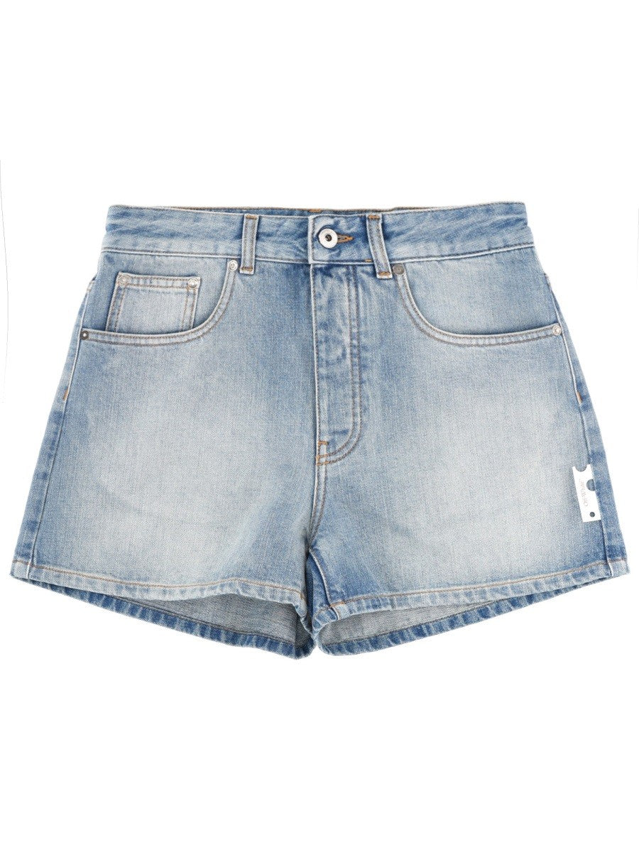 Off-white - Woman - Blue - Shorts
