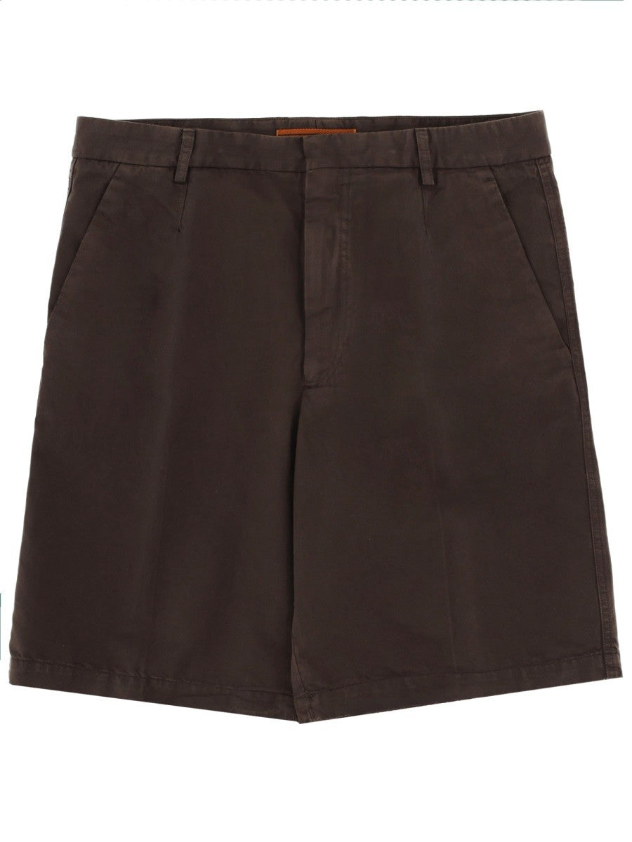 Zegna - Férfi - Barna - Rövidnadrág