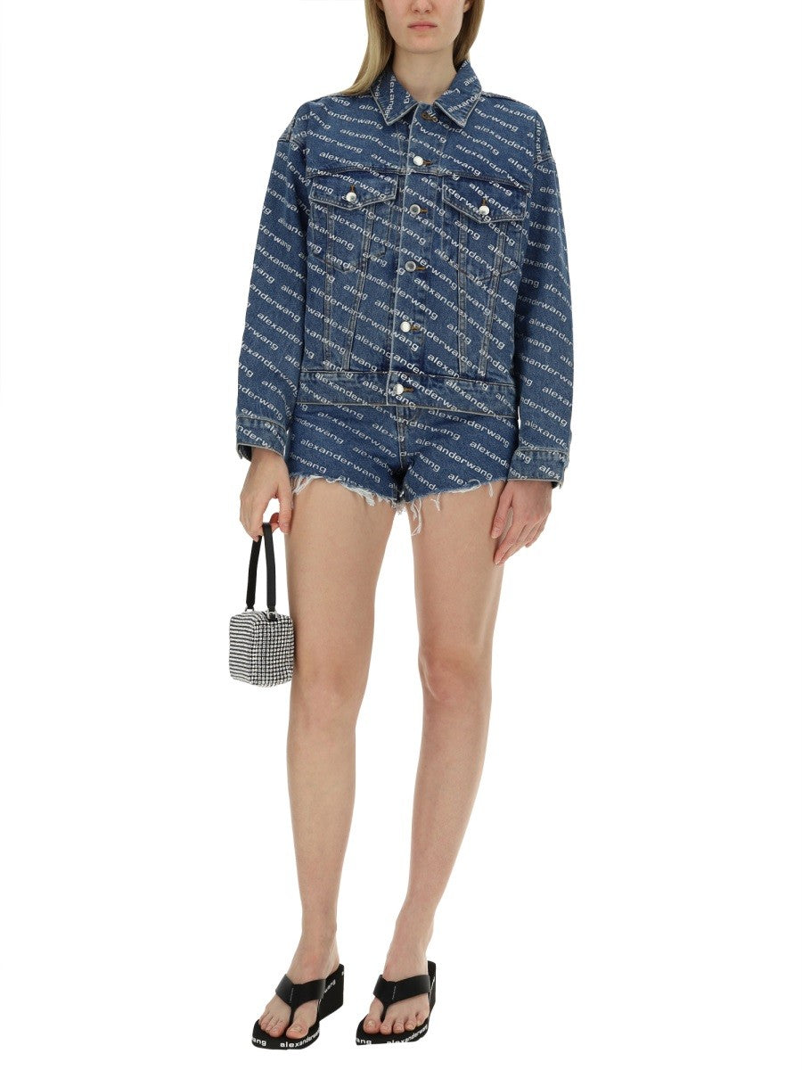 Alexander Wang - Woman - Blue - Shorts