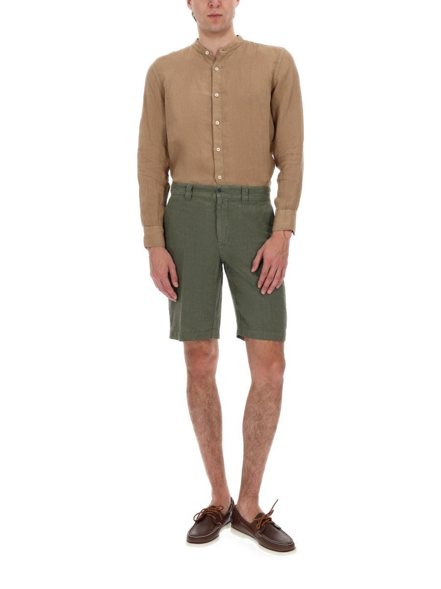 120% LINO - Man - Green - Shorts