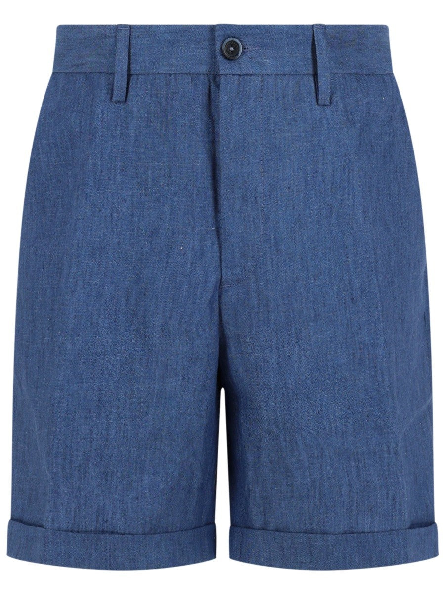 120% LINO - Man - Blue - Shorts