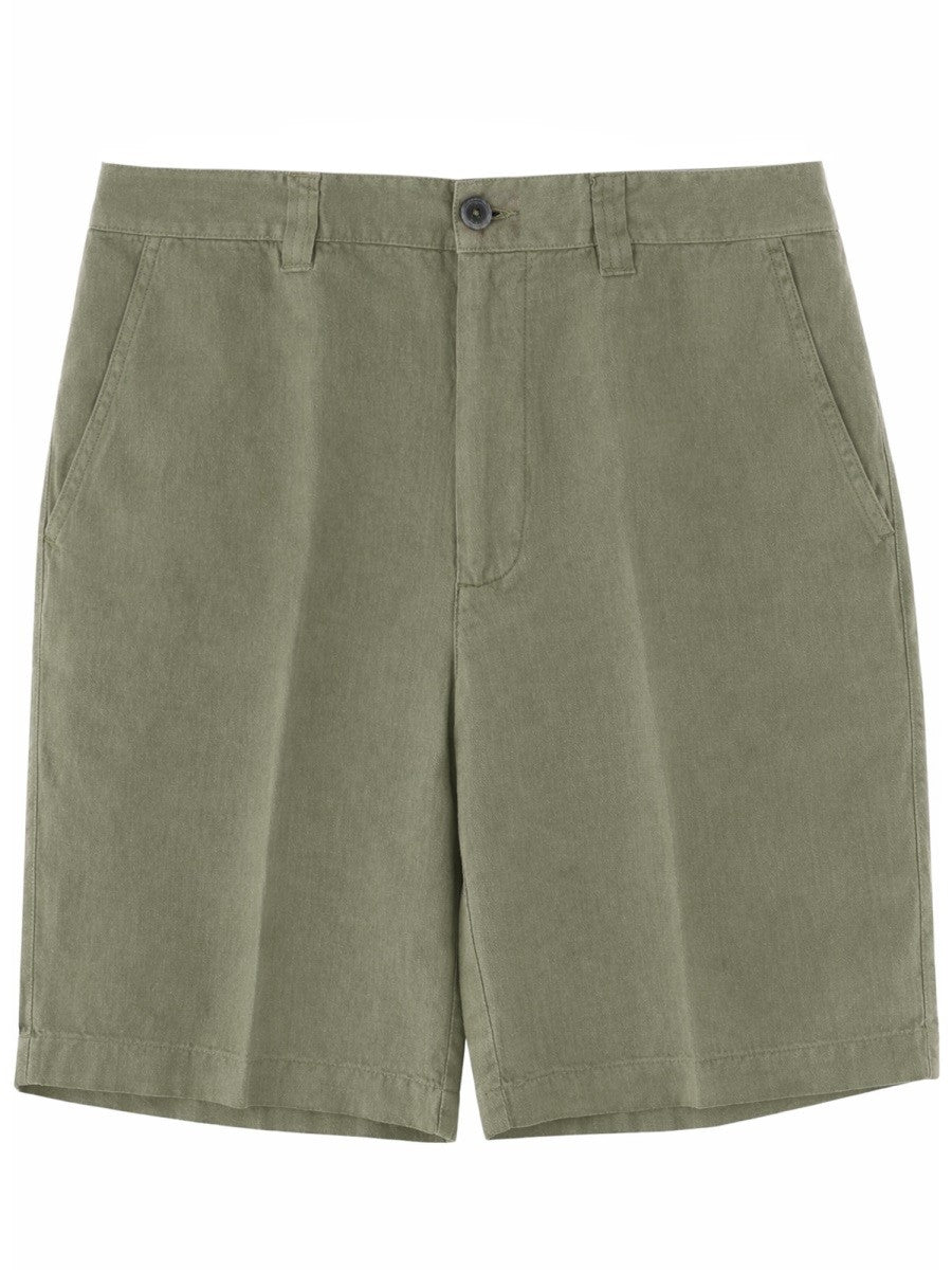 120% LINO - Man - Green - Shorts