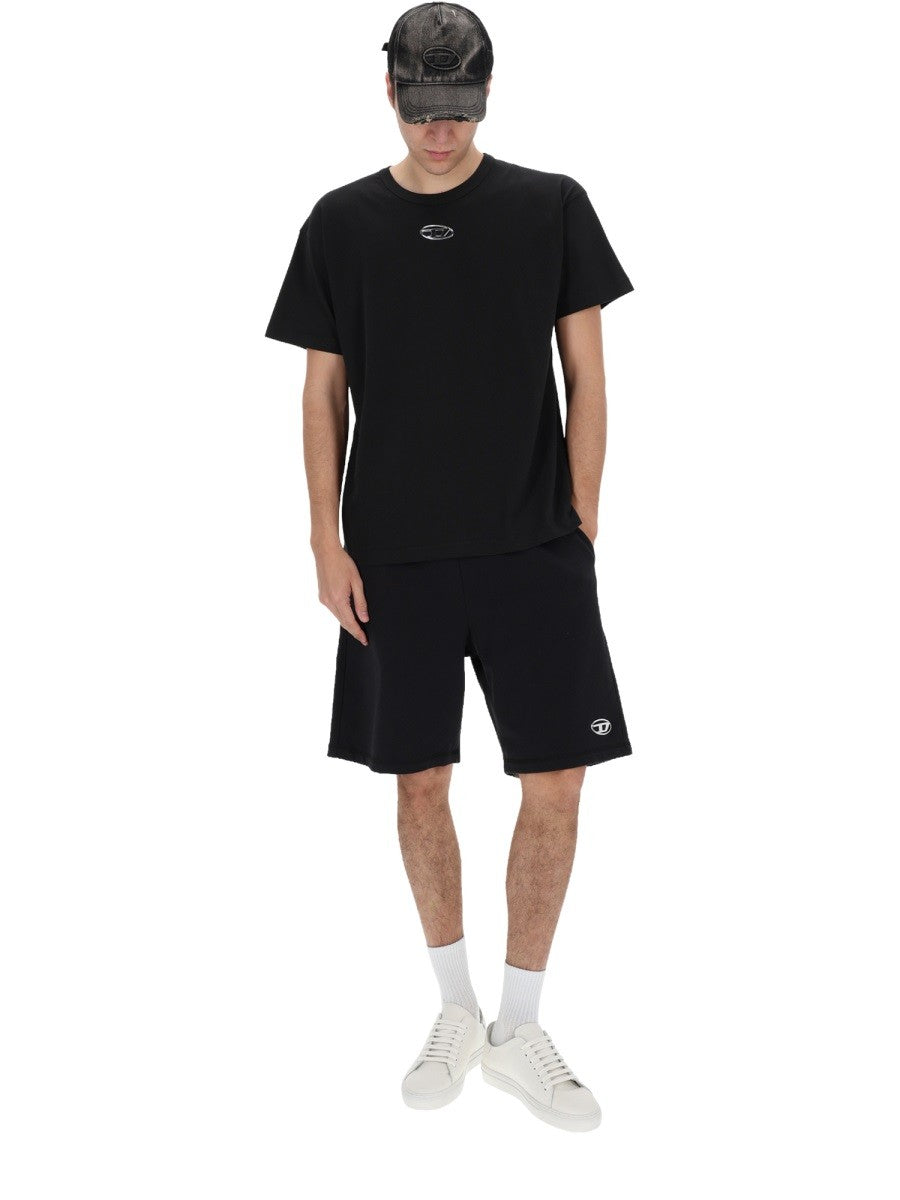 Diesel - Man - Black - Shorts