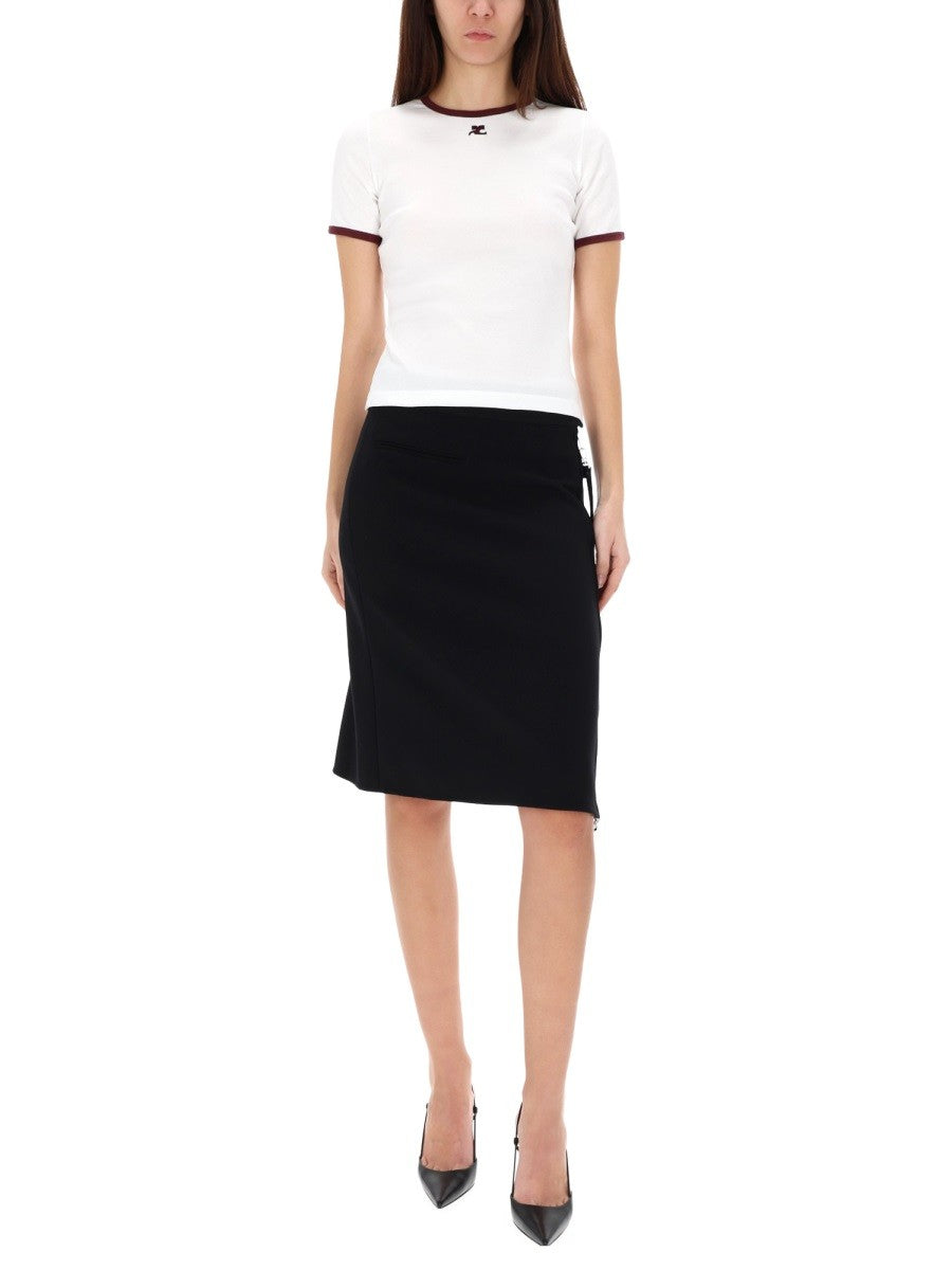 COURREGES - Woman - White - T-shirt