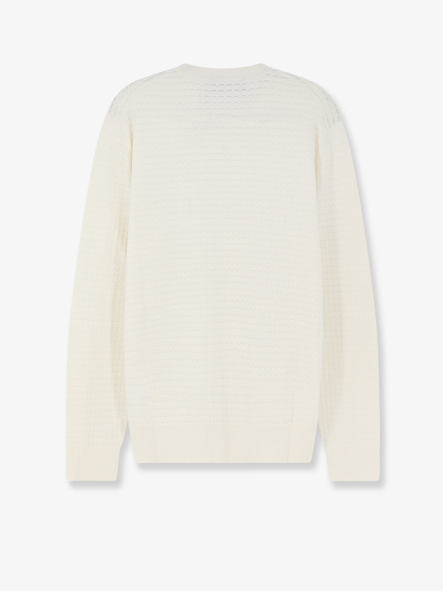 Boss - Man - White - Knit Sweater