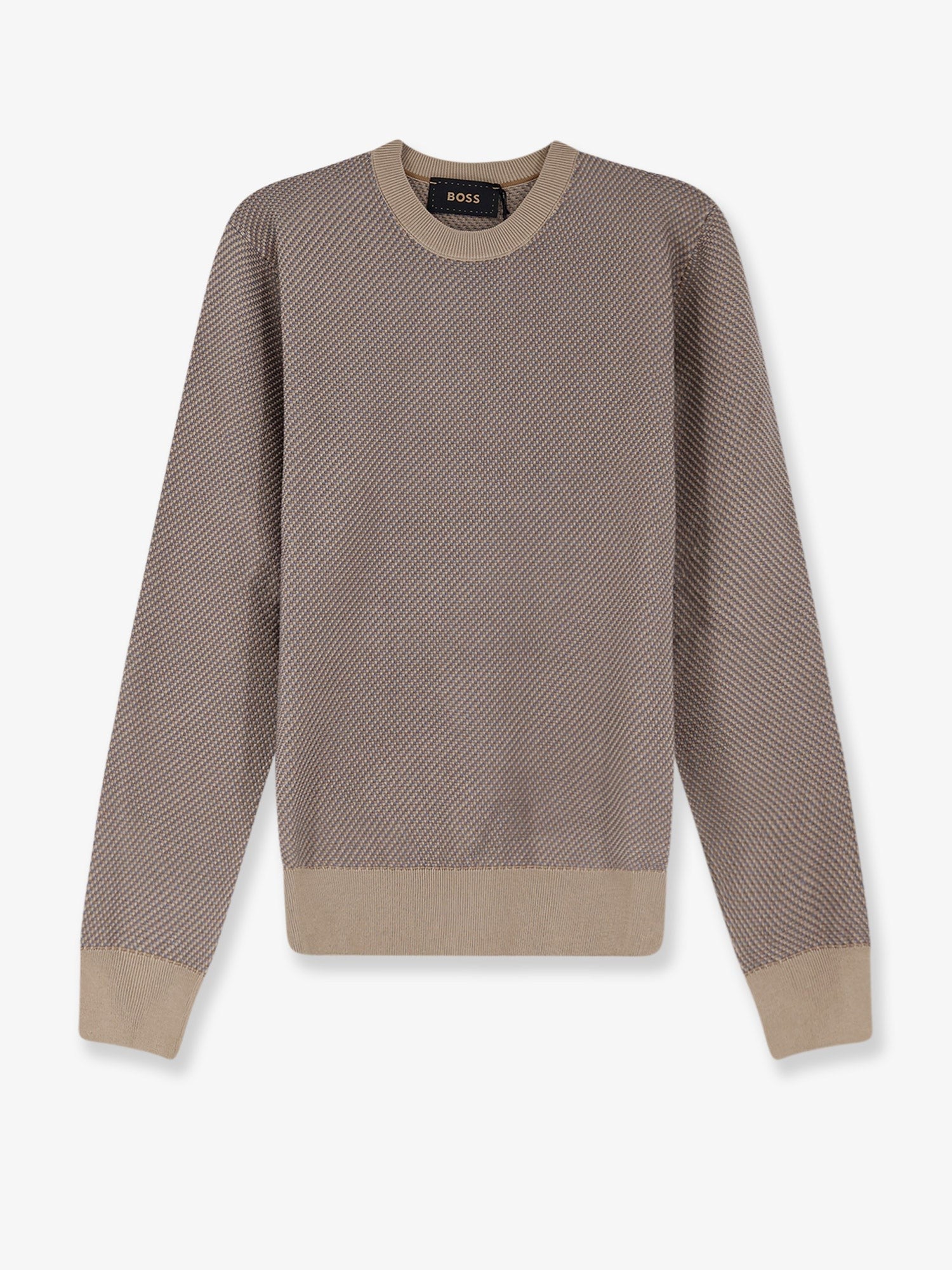 Boss - Man - Beige - Knit Sweater