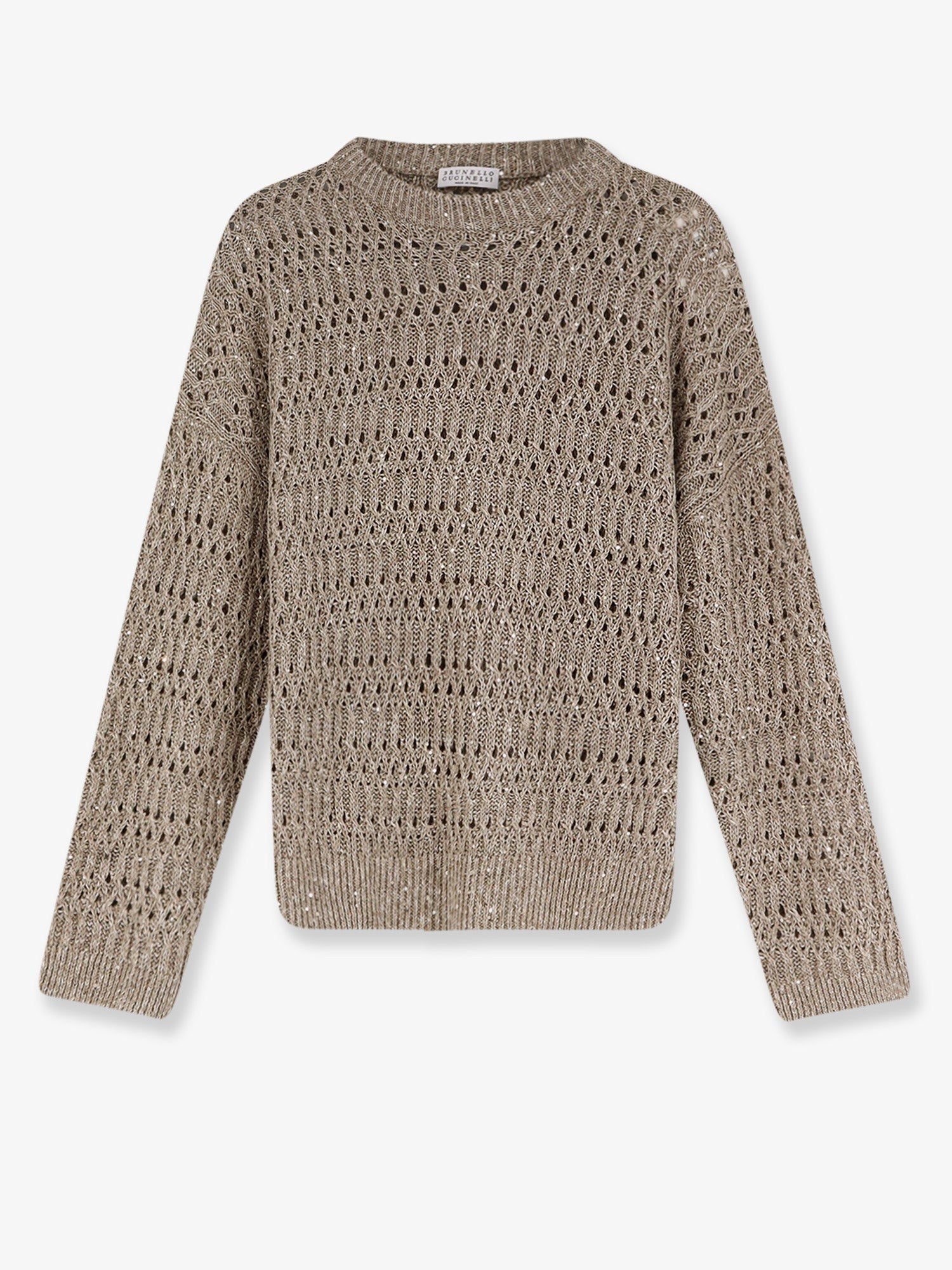 Brunello Cucinelli - Női - Beige - Kötött pulóver