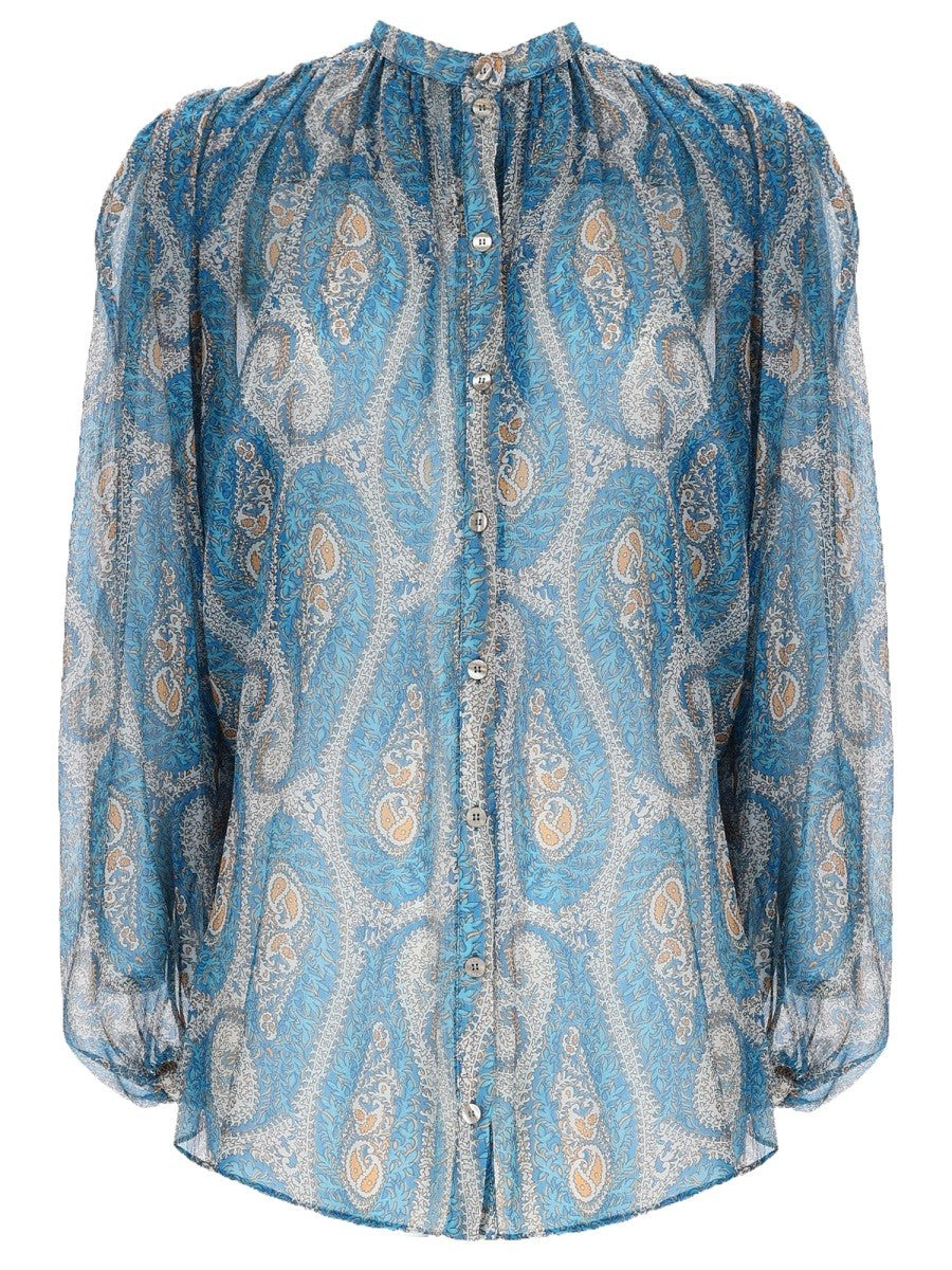 Etro - Woman - Blue - Shirt