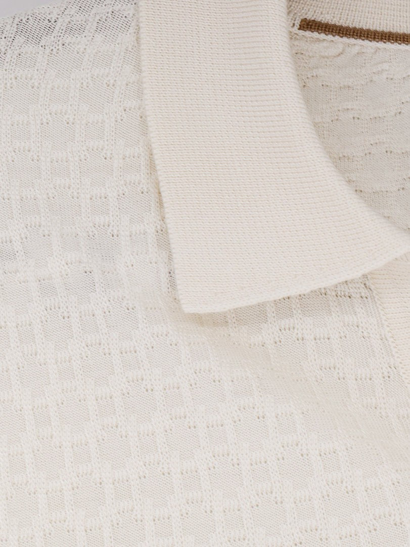 Boss - Man - White - Knit Sweater