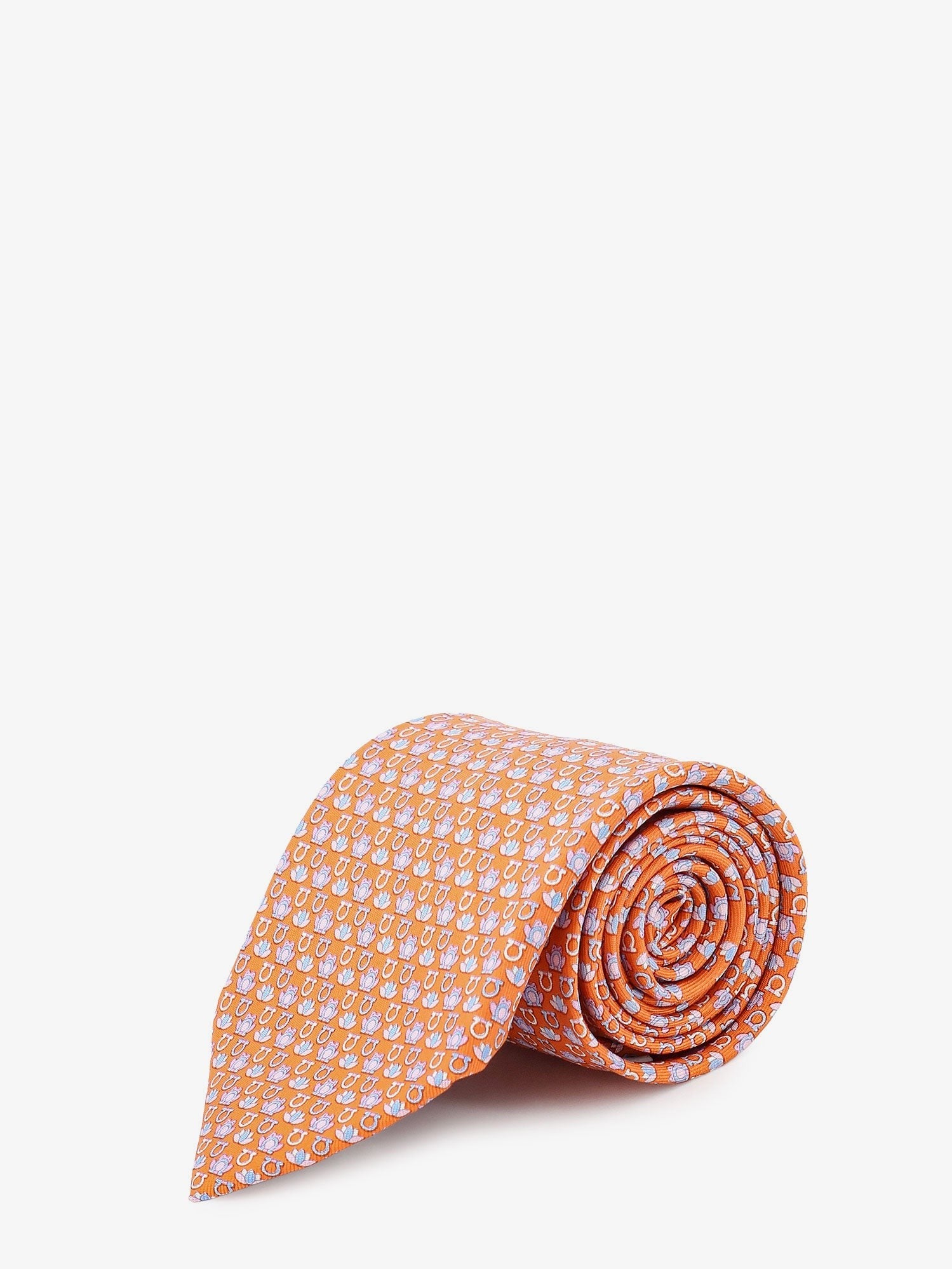 Ferragamo - Man - Orange - Tie