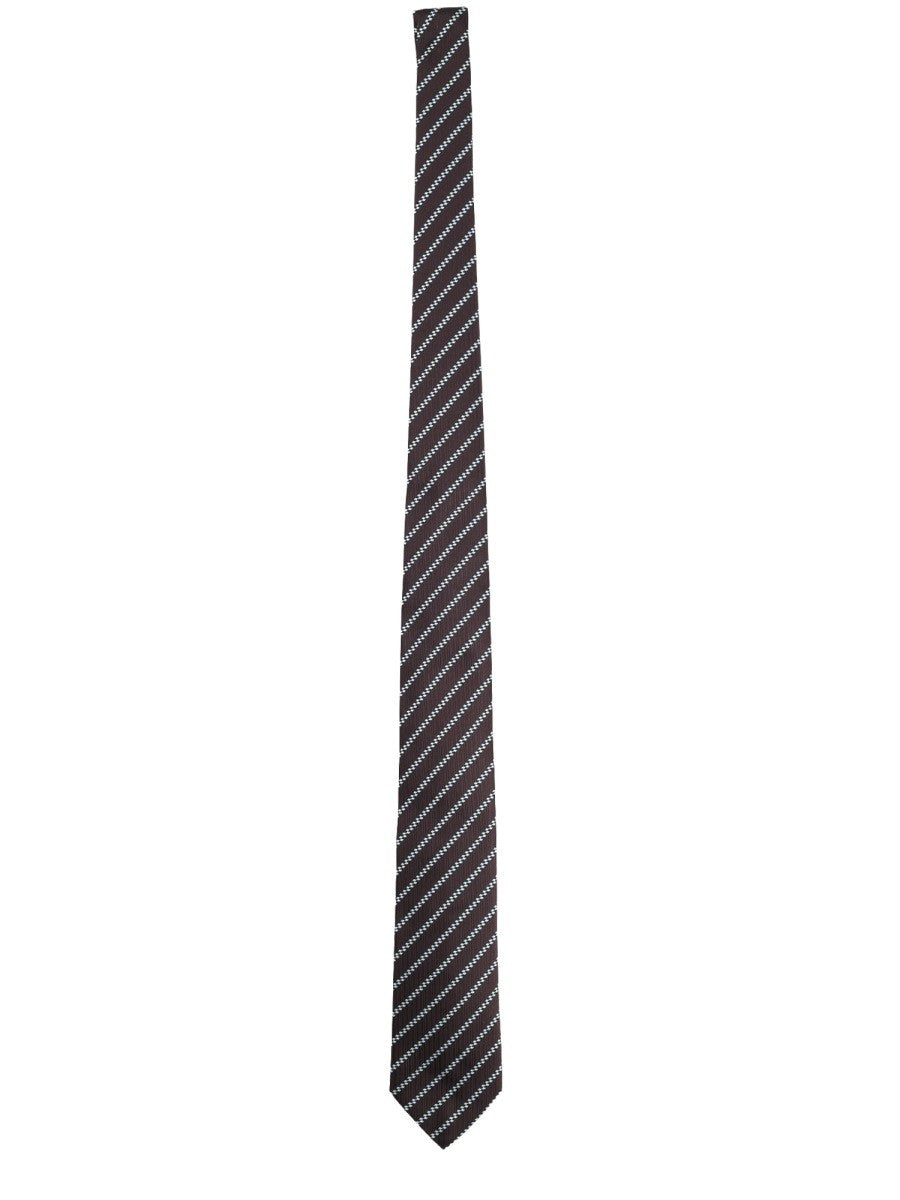 Giorgio Armani - Férfi - Barna - Nyakkendő