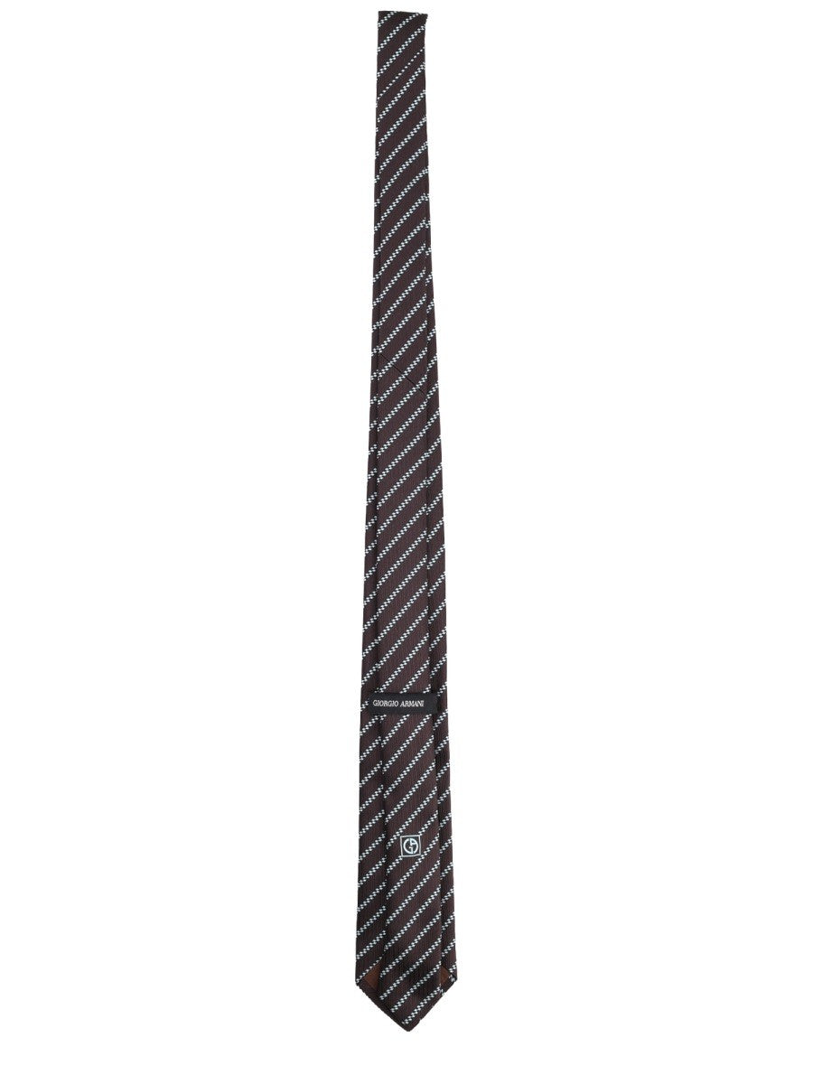 Giorgio Armani - Férfi - Barna - Nyakkendő
