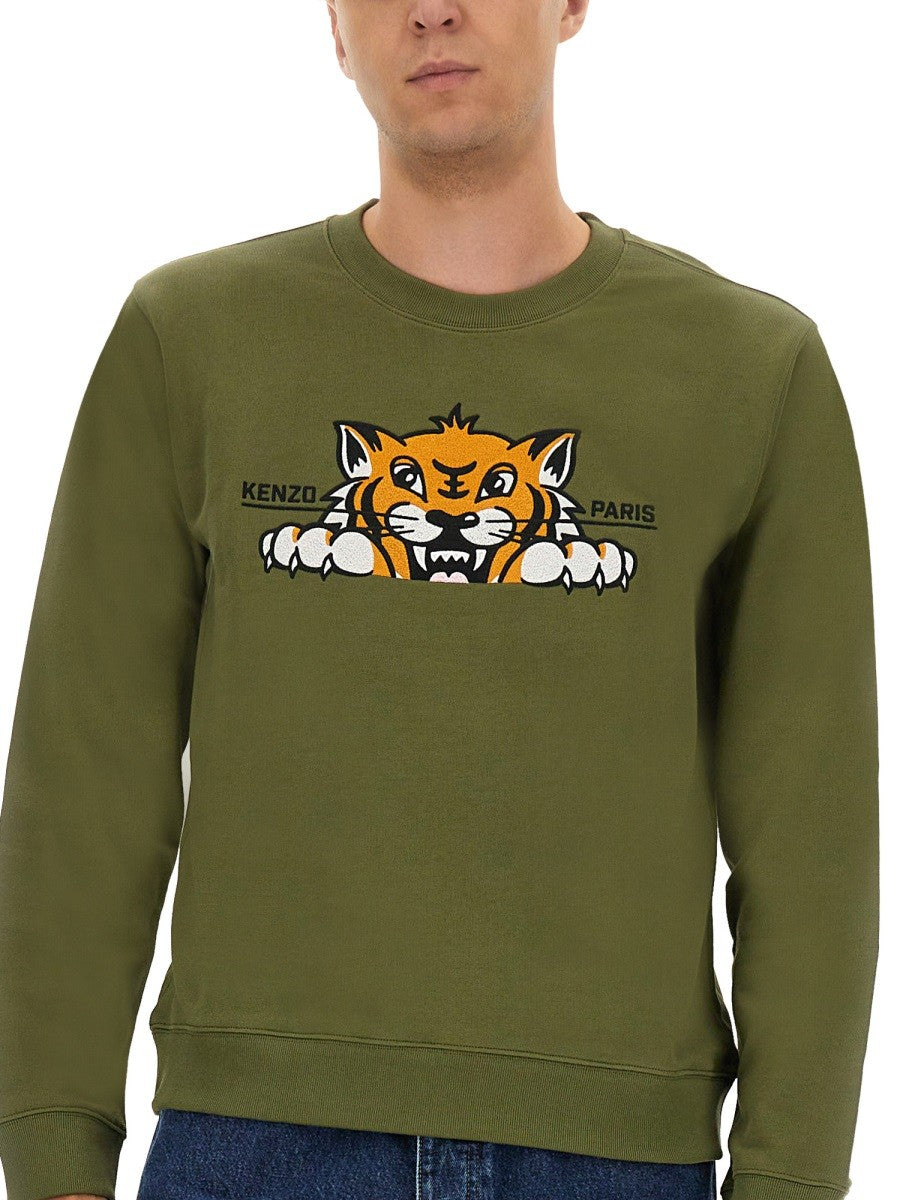 Kenzo - Man - Green - Sweatshirt