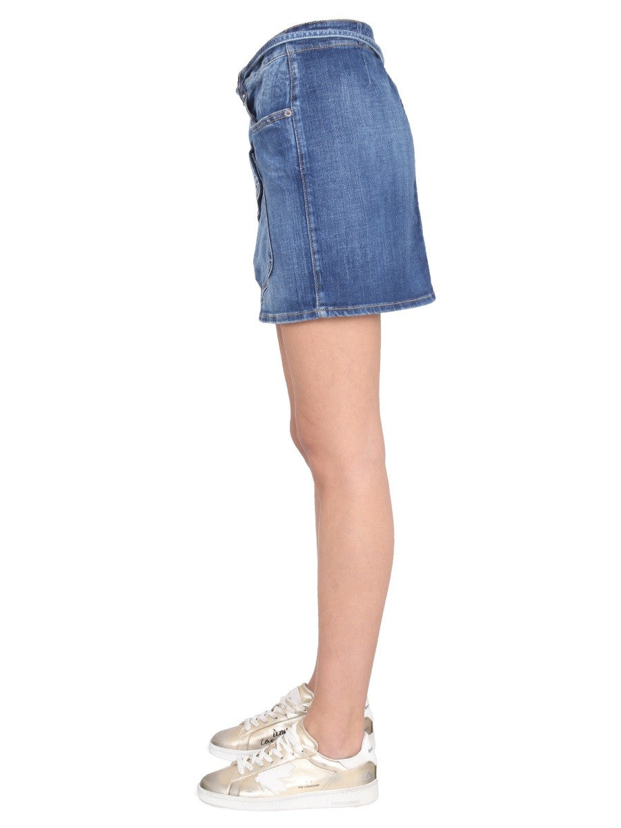 Dsquared - Woman - Blue - Skirt