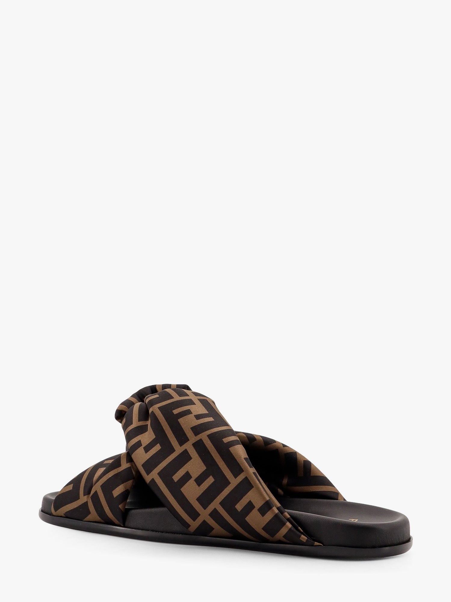 Fendi - Nő - Tabacco Nero - Lapos szandál