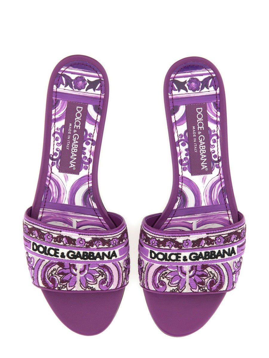 Dolce & Gabbana - Woman - Purple - Sandal