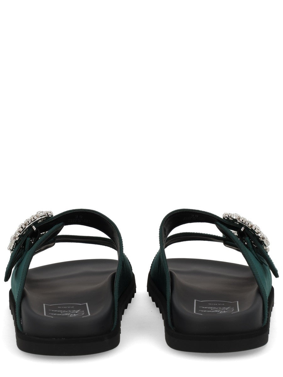 ROGER VIVIER - Női - Zöld - Lapos cipő