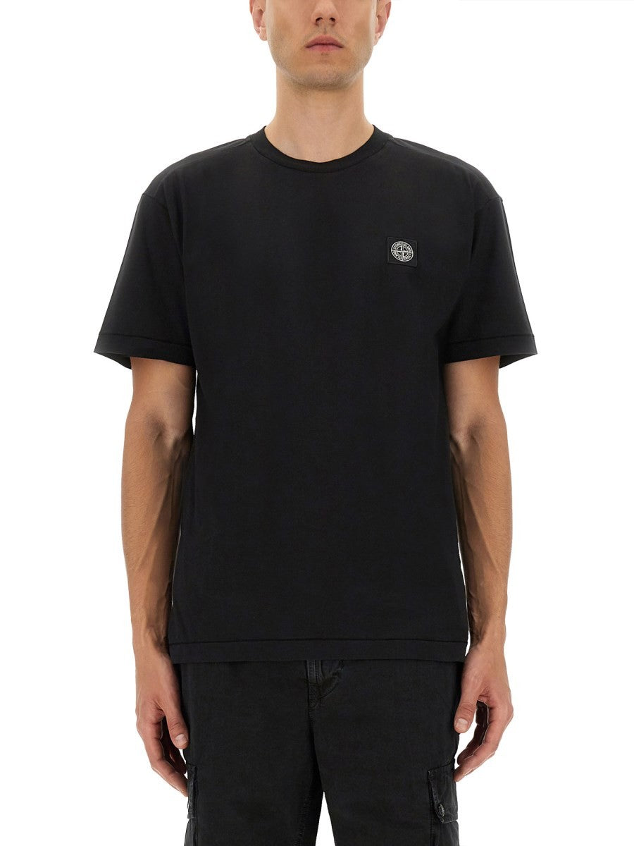 Stone Island - Man - Black - T-shirt