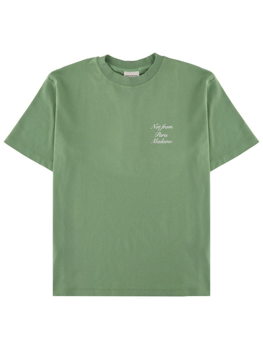Drole De Monsieur - Man - Green - T-shirt