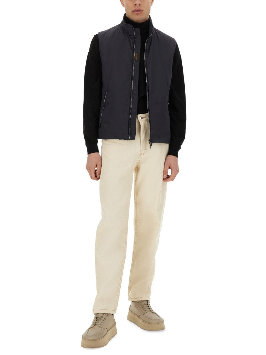 Moorer - Man - Blue - Vest