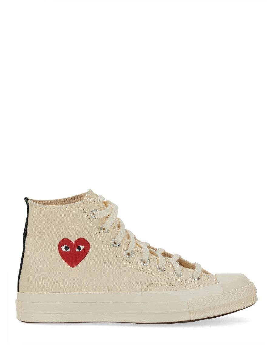 COMME DES GARCONS PLAY CONVERSE - Unisex - Fehér - Sportcipő