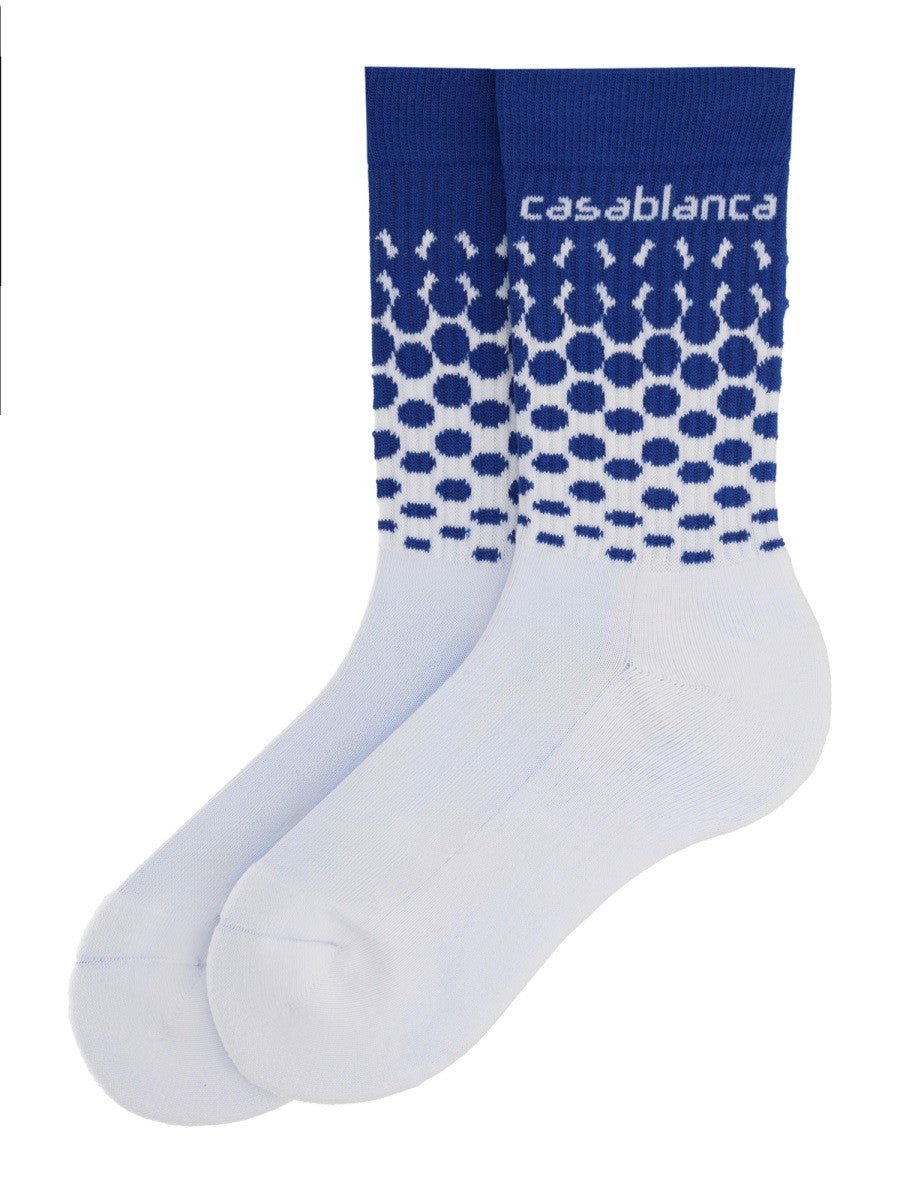 CASABLANCA - Unisex - White - Socks