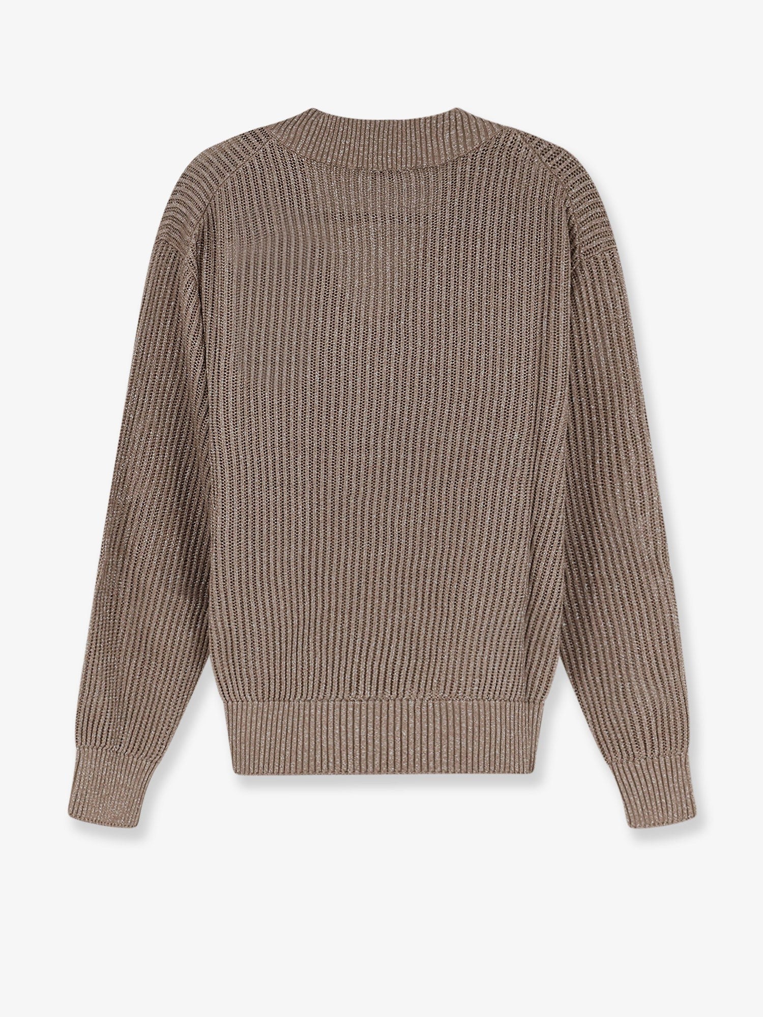 Brunello Cucinelli - Woman - Grey - Knit Sweater