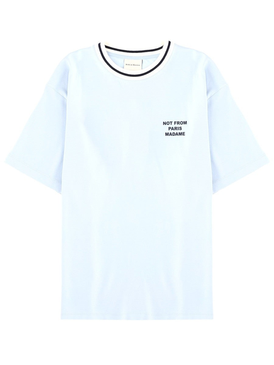 Drole De Monsieur - Man - Blue - T-shirt