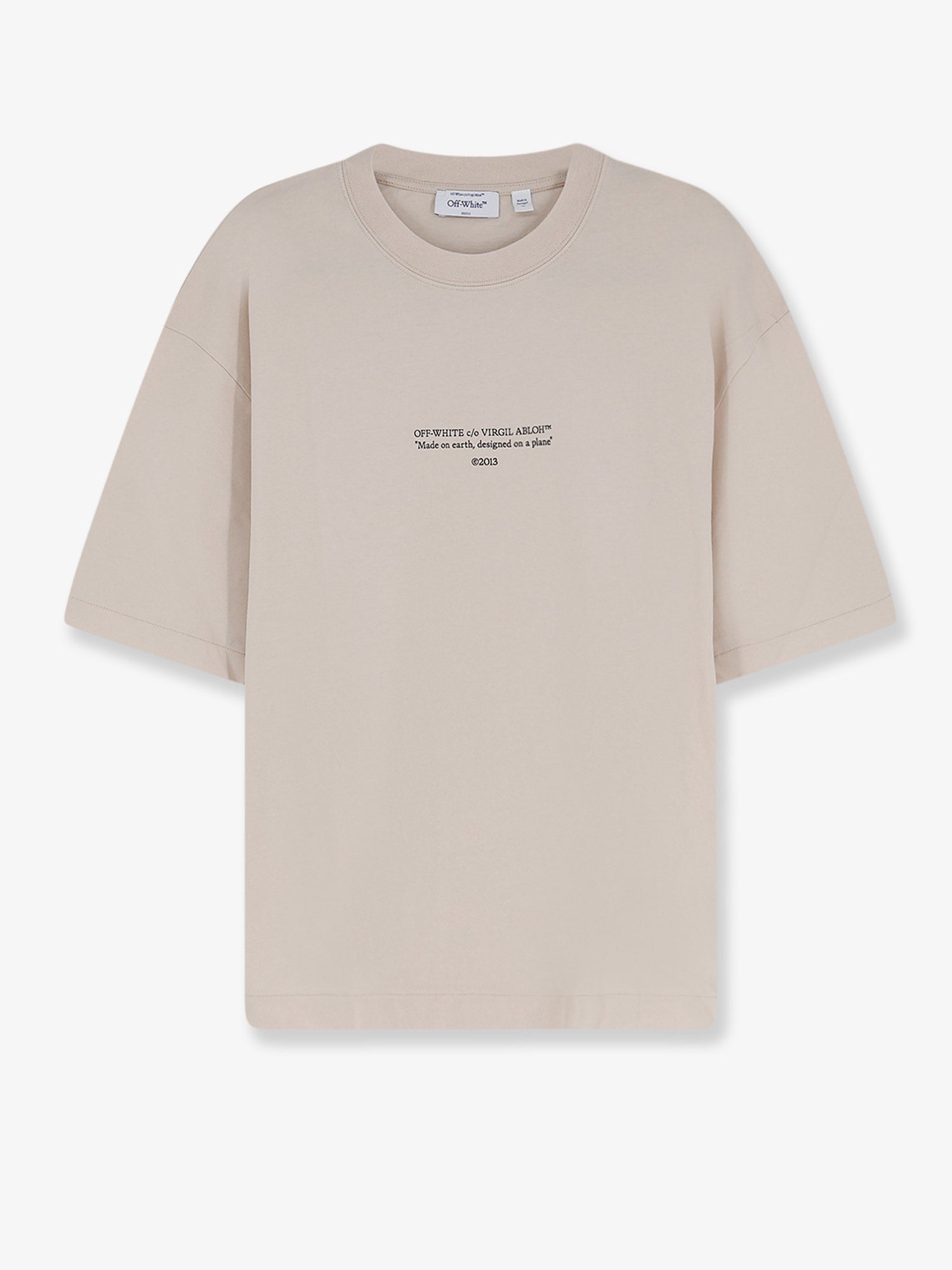 Off White - Man - Beige - T-shirt