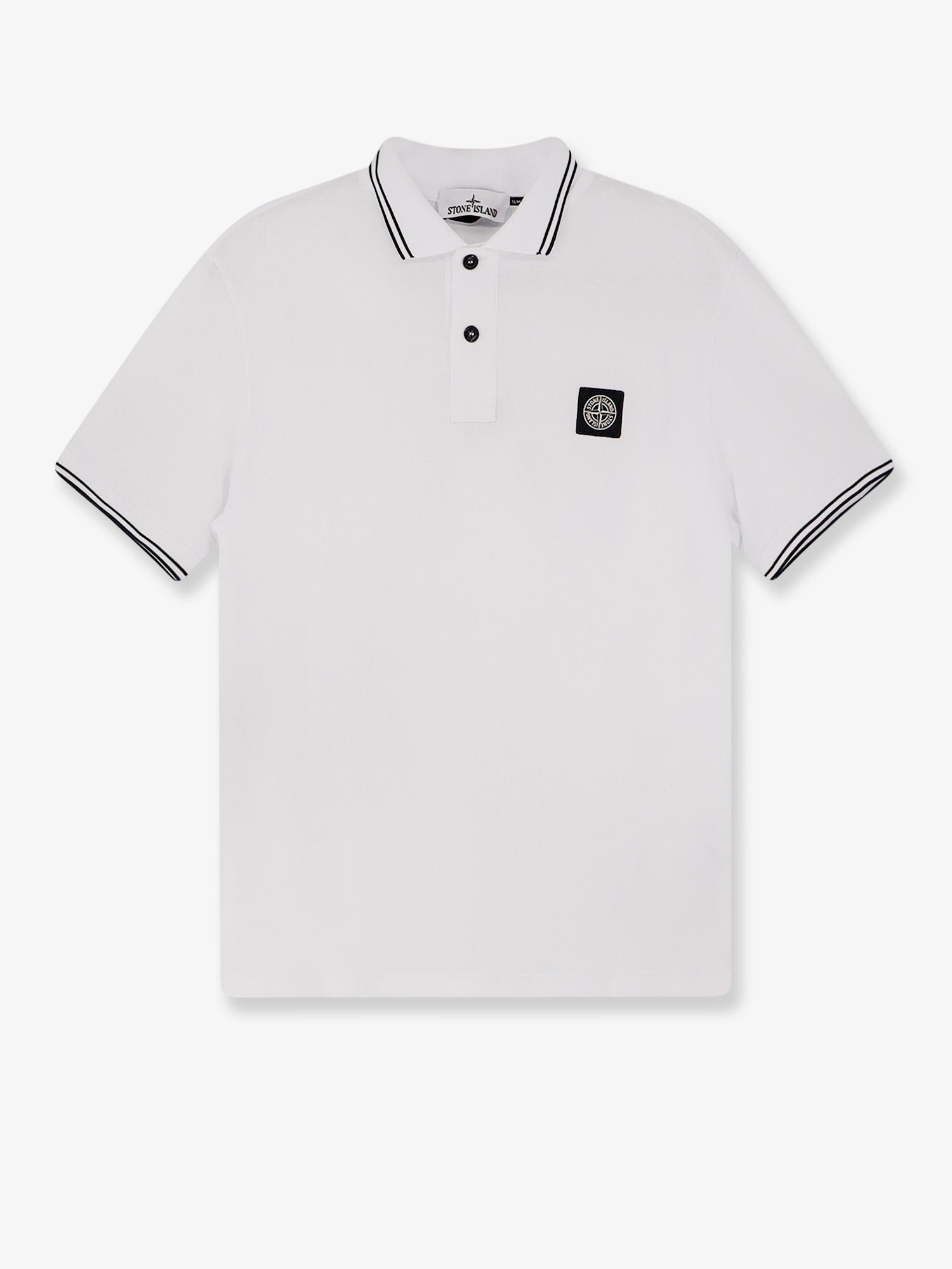 Stone Island - Man - White - Polo Shirt