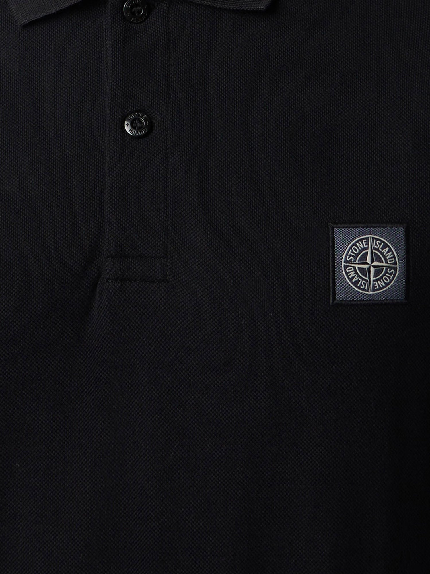 Stone Island - Man - Black - Polo Shirt