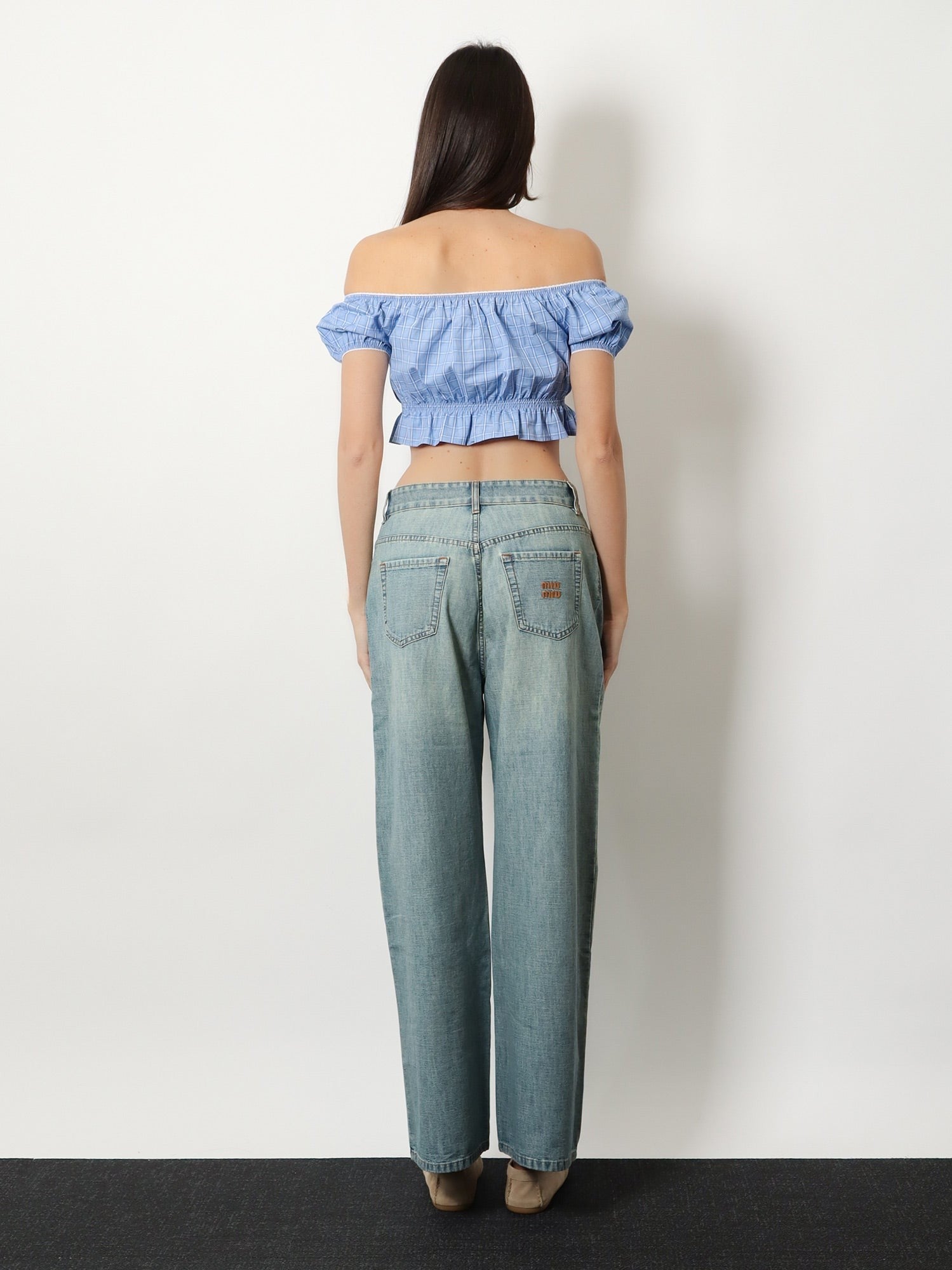 Miu Miu - Woman - Blue - T-shirt