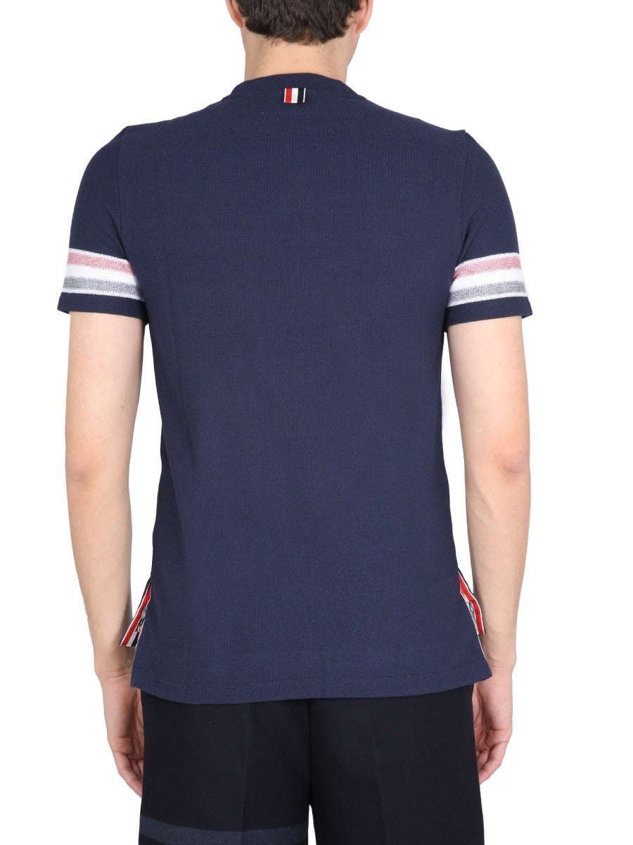 THOM BROWNE - Man - Blue - T-shirt