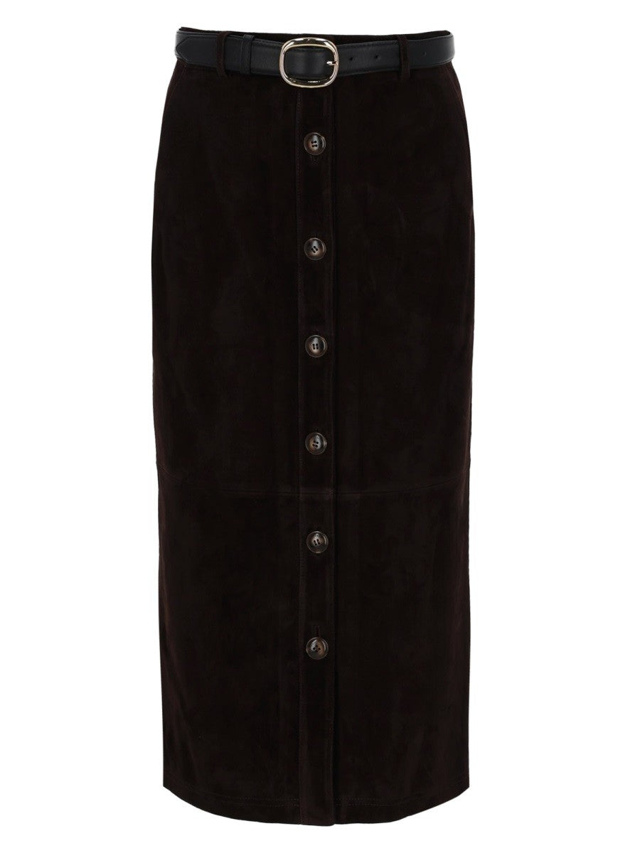 SELF-PORTRAIT - Woman - Brown - Skirt