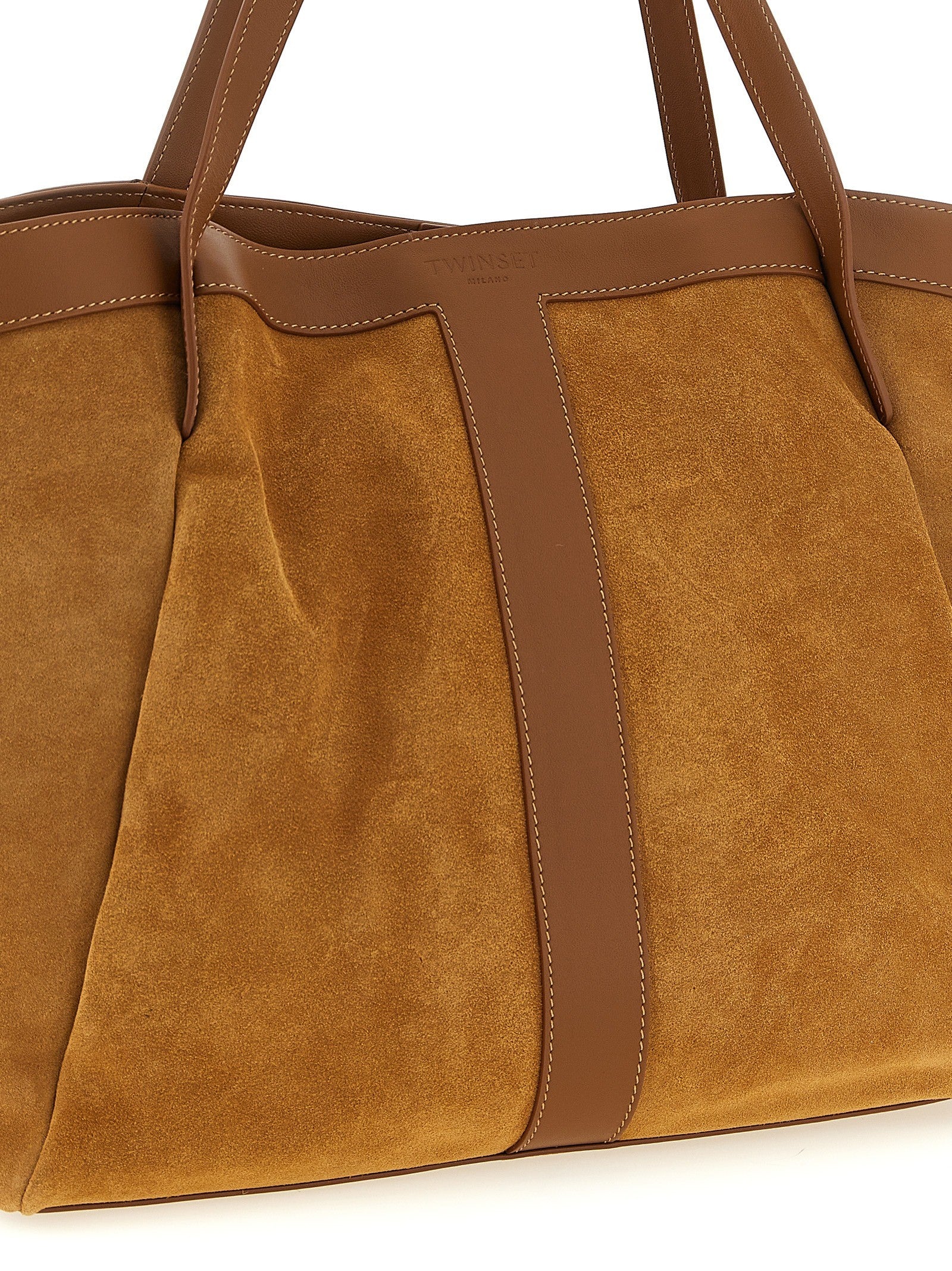 TWIN SET - nan - Brown - Tote bag