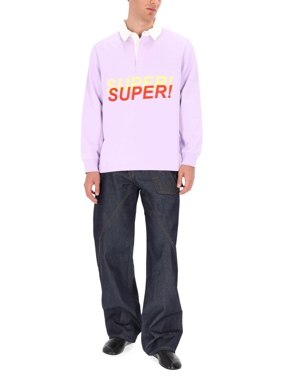 jw anderson - Man - Purple - Polo Shirt