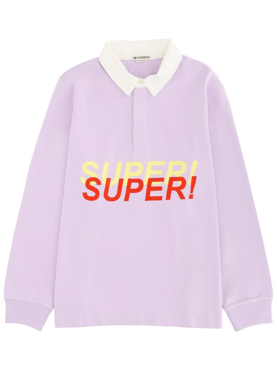 jw anderson - Man - Purple - Polo Shirt