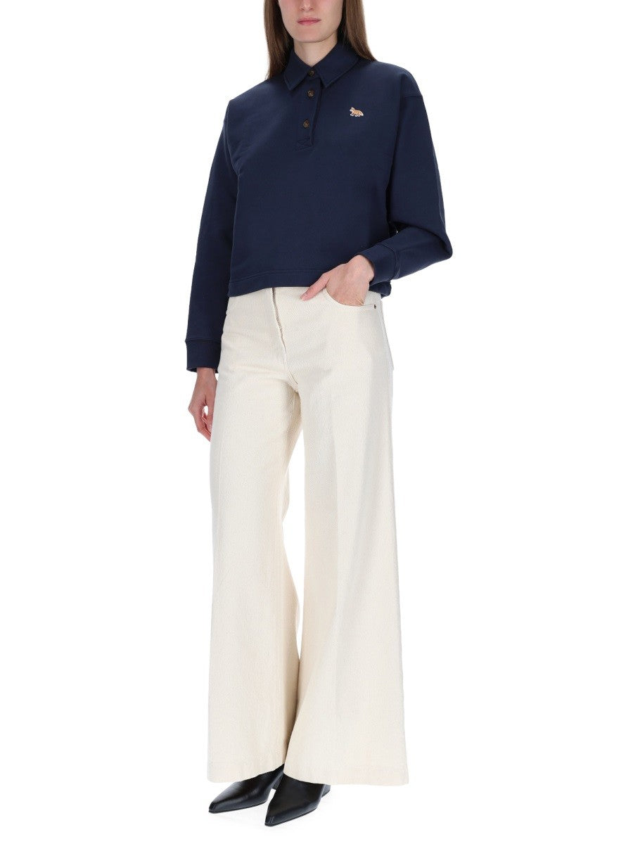 Maison Kitsune - Woman - Blue - Sweatshirt