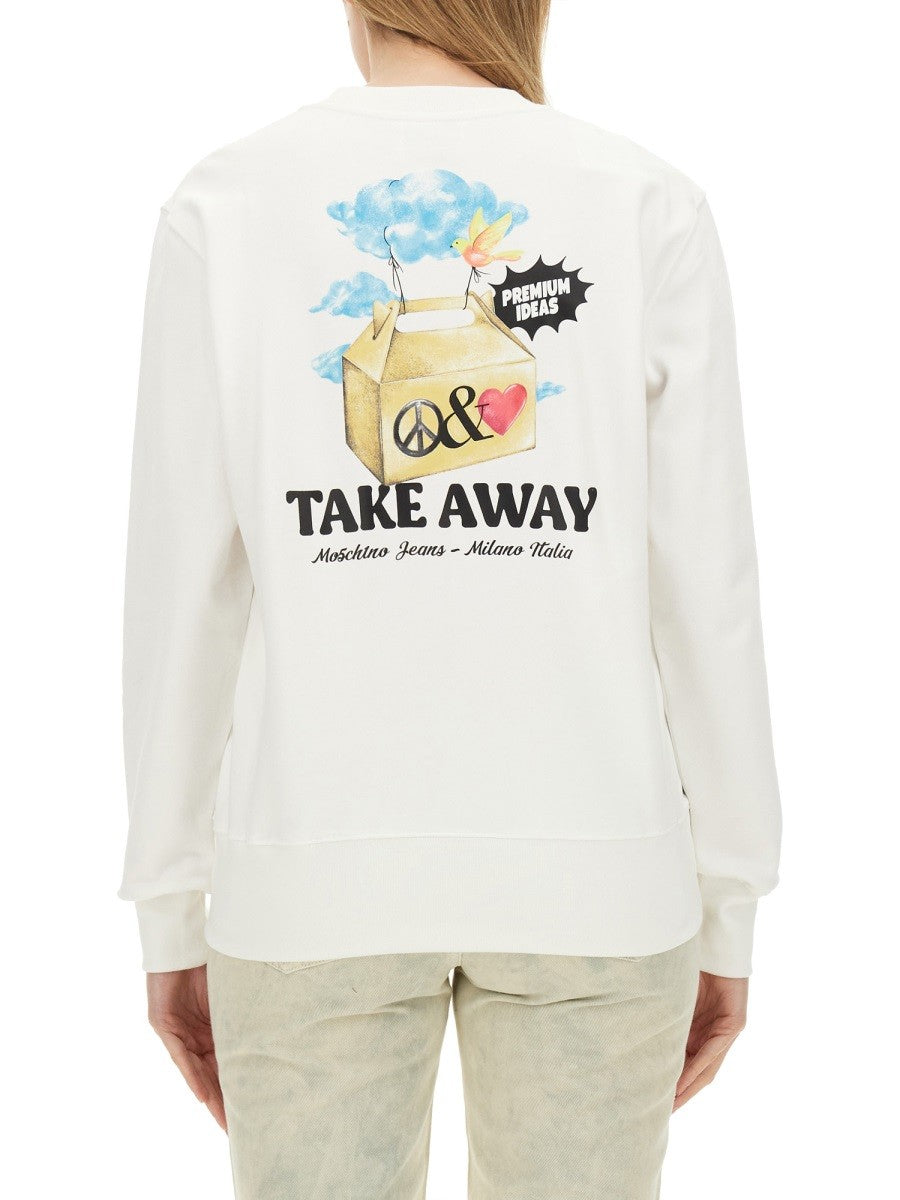 MOSCHINO JEANS - Woman - White - Sweatshirt