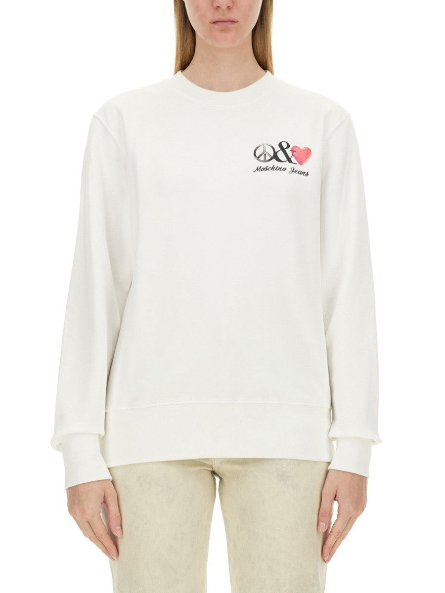 MOSCHINO JEANS - Woman - White - Sweatshirt