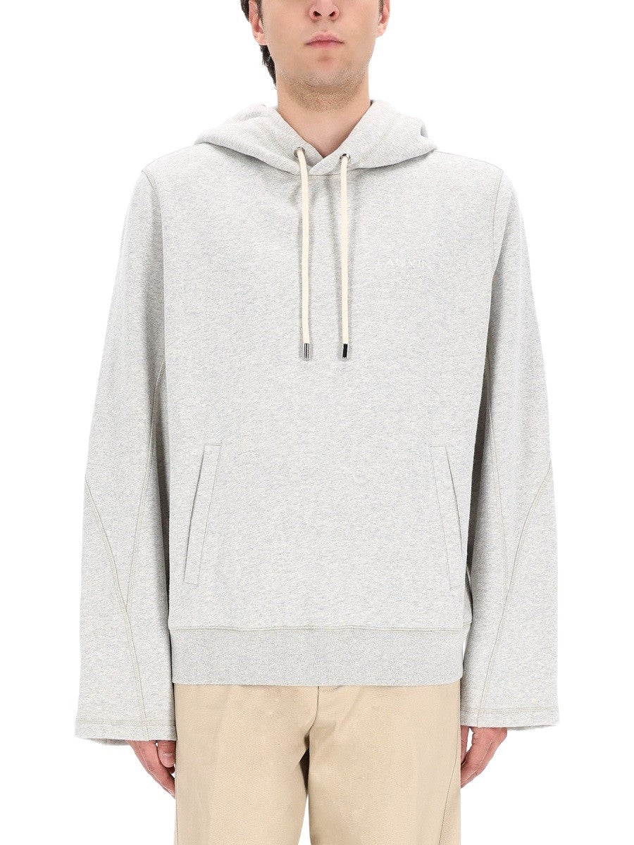Lanvin - Man - Grey - Sweatshirt