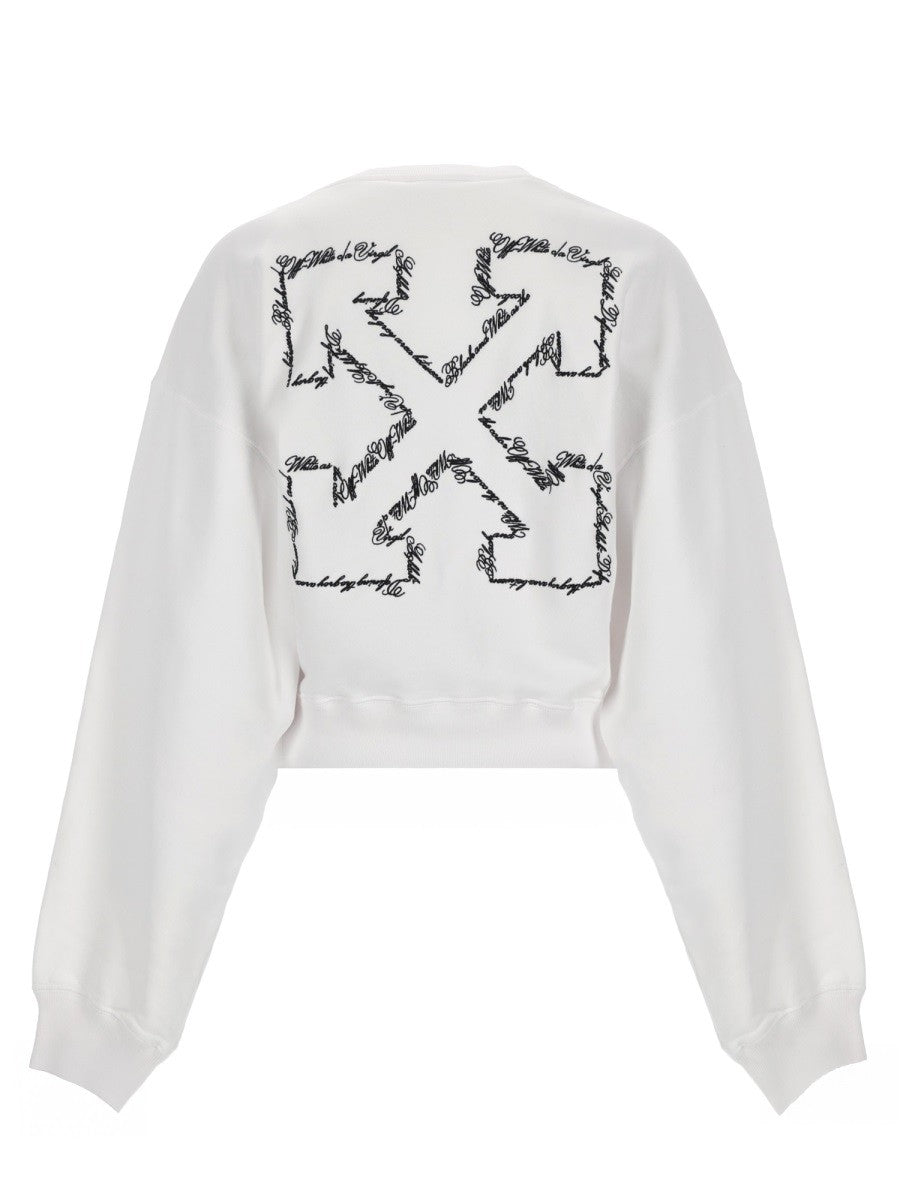 Off-white - Woman - White - Sweatshirt