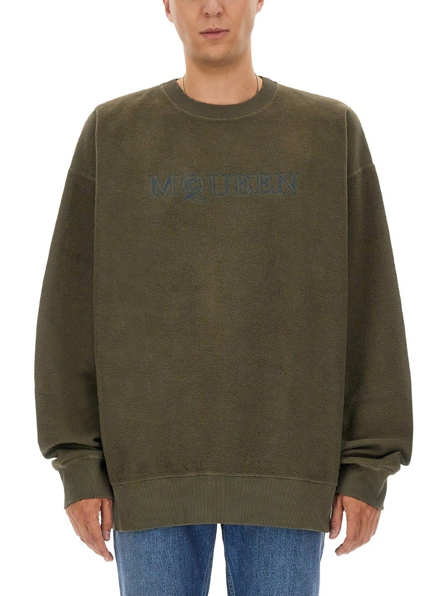 Alexander Mcqueen - Man - Green - Sweatshirt
